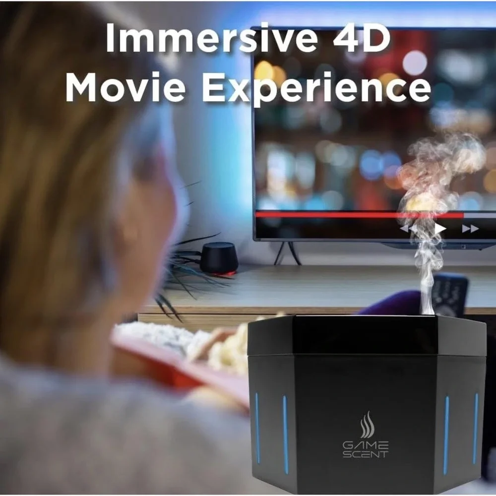 GameScent AI 4D Gaming Movie‎ Scent Atomizer System HDMI PC Console VR Adapter